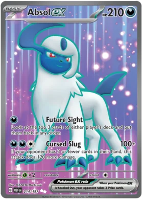Absol ex 214/197 Ultra Rare Pokemon Card (SV Obsidian Flames)