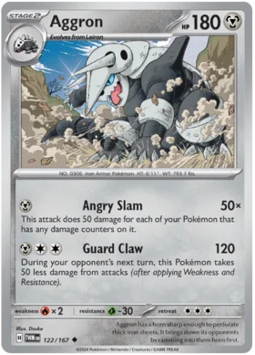 122/167  Aggron  Twilight Masquerade  Uncommon