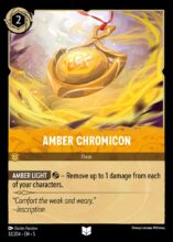 032/204 Amber Chromicon Lorcana Shimmering Skies Uncommon