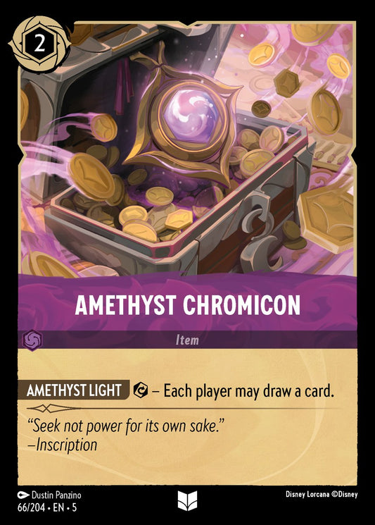 066/204 Amethyst Chromicon Lorcana Shimmering Skies Uncommon