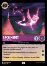 047/204 Archimedes - Electrified Owl Lorcana Shimmering Skies Uncommon