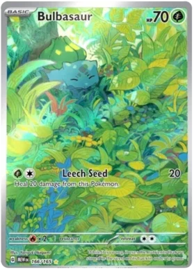 Bulbasaur Illustrator  Rare Scarlet & Violet 151 166/165