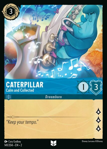 141/204 Caterpillar - Calm and Collected Disney Lorcana Rise of the Floodborn Uncommon