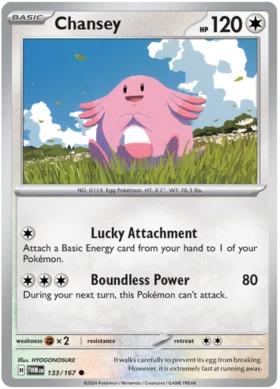 133/167  Chansey  Twilight Masquerade  Common