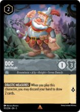 193/204 Doc - Bold Knight Lorcana Shimmering Skies Rare