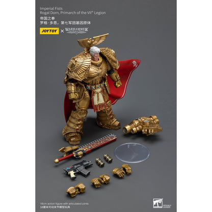 JOY TOY Warhammer 40,000 Imperial Fists Rogal Dorn Primarch of the VIIth Legion 1:18 Scale Action Figure