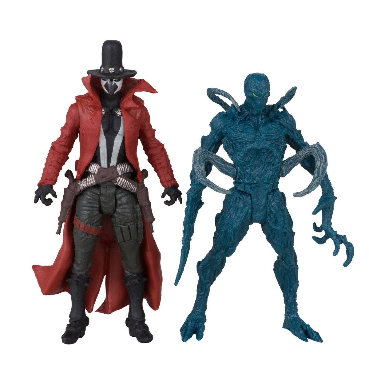 MCFARLANE Spawn Page Punchers Gunslinger and Auger 3-Inch Scale Action  Figure 2-Pack with Comic Book