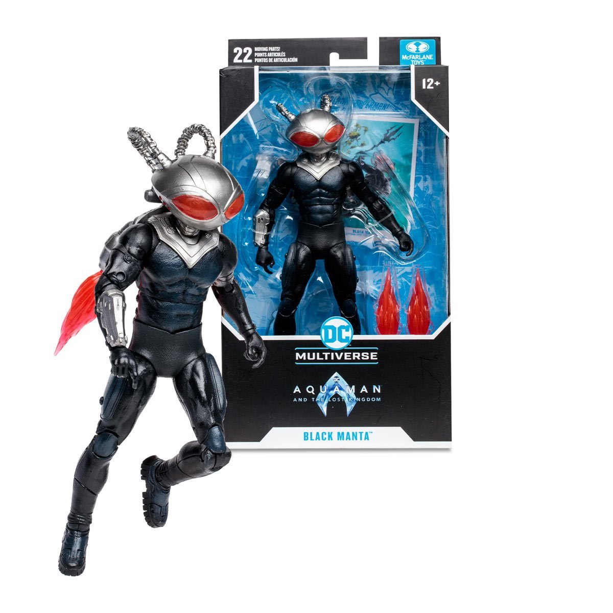 MCFARLANE DC Multiverse Aquaman and the Lost Kingdom Movie Black Manta 7-Inch Scale Action Figure