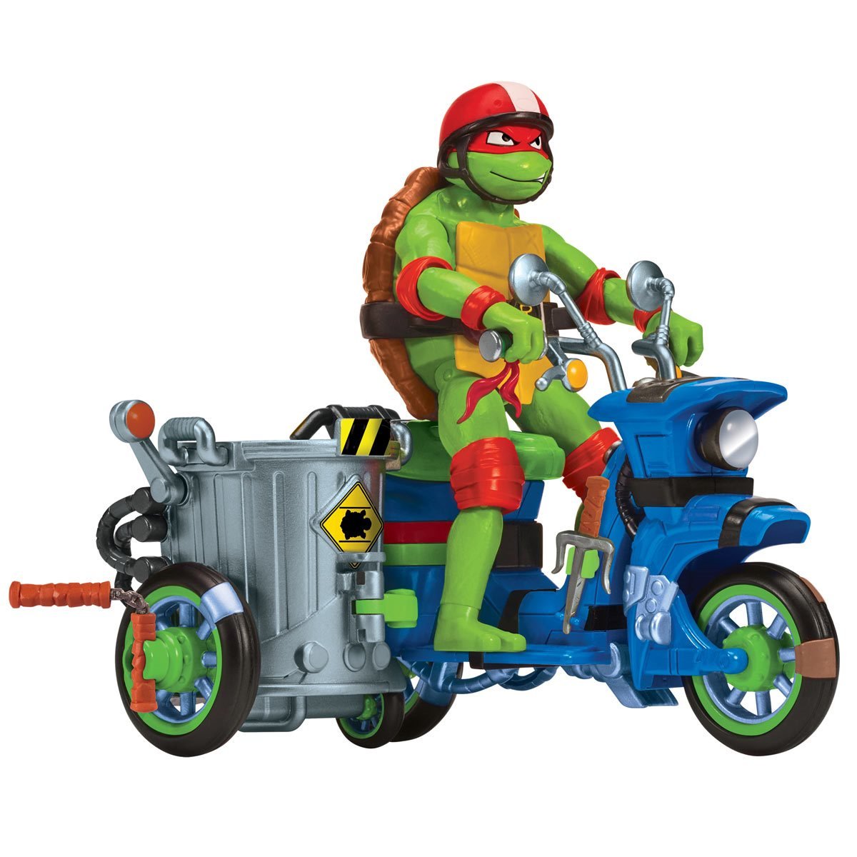 PLAYMATES Teenage Mutant Ninja Turtles: Mutant Mayhem Movie Battle Cycle with Raphael Figure