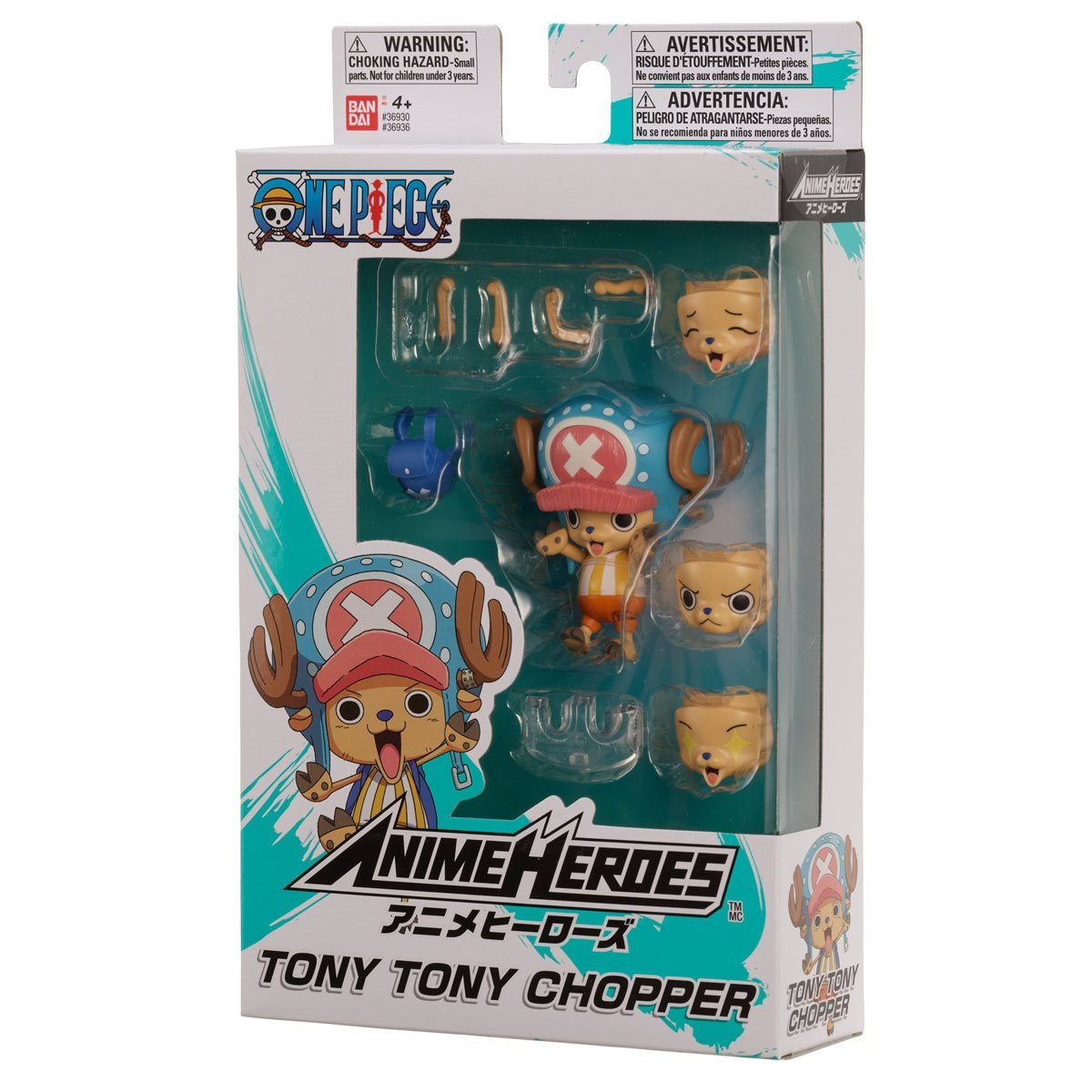BANDAI NAMCO One Piece Anime Heroes Tony Tony Chopper Action Figure