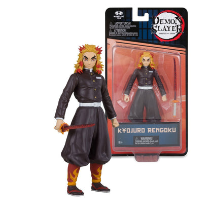 MCFARLANE Demon Slayer Wave 2 Kyojuro Rengoku 5-Inch Scale Action Figure