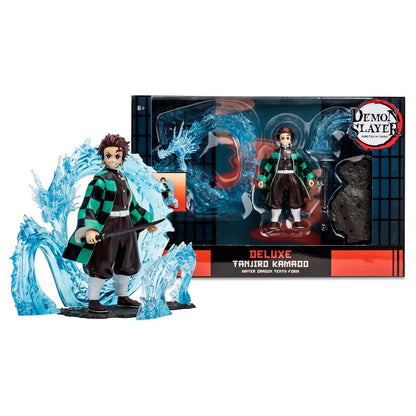 MCFARLANE Demon Slayer Deluxe Tanjiro Water Dragon Tenth Form 5-Inch Scale Action Figure