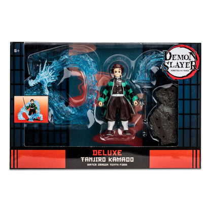 MCFARLANE Demon Slayer Deluxe Tanjiro Water Dragon Tenth Form 5-Inch Scale Action Figure