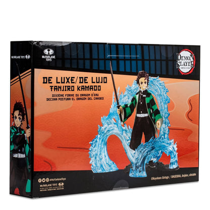 MCFARLANE Demon Slayer Deluxe Tanjiro Water Dragon Tenth Form 5-Inch Scale Action Figure