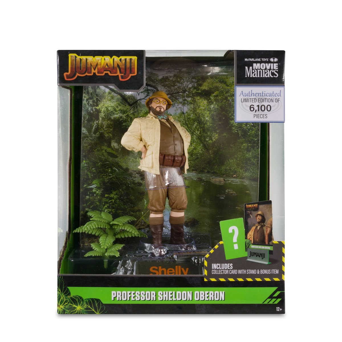 MCFARLANE Movie Maniacs Wave 4 Jumanji Professor Sheldon Oberon Limited Edition 6-Inch Scale Posed Figure