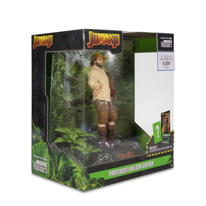 MCFARLANE Movie Maniacs Wave 4 Jumanji Professor Sheldon Oberon Limited Edition 6-Inch Scale Posed Figure