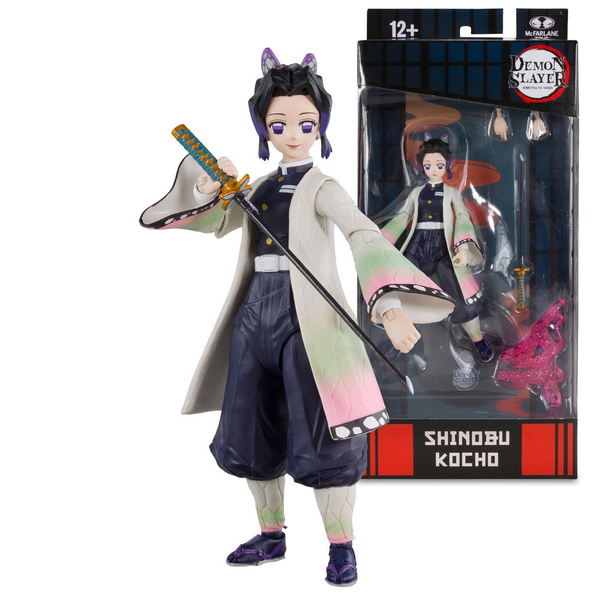 MCFARLANE Demon Slayer Wave 2 Shinobu Kocho 7-Inch Scale Action Figure