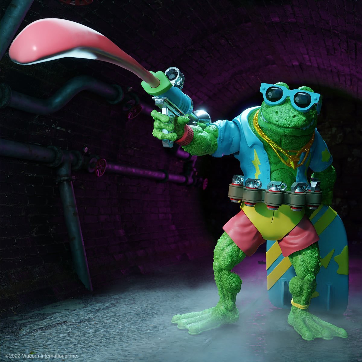 SUPER7 Teenage Mutant Ninja Turtles Ultimates Genghis Frog 7-Inch Action Figure