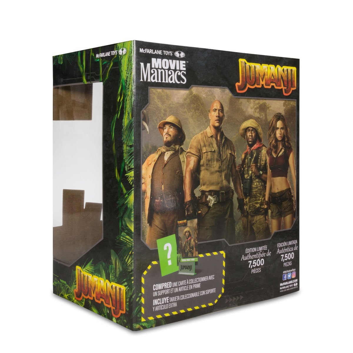 MCFARLANE Movie Maniacs Wave 4 Jumanji Franklin "Mouse" Finbar Limited Edition 6-Inch Scale Posed Figure