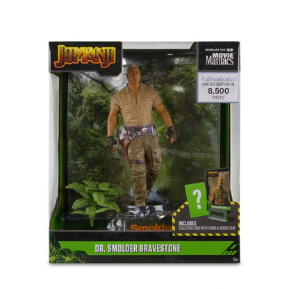 MCFARLANE Movie Maniacs Wave 4 Jumanji Dr. Smolder Bravestone Limited Edition 6-Inch Scale Posed Figure