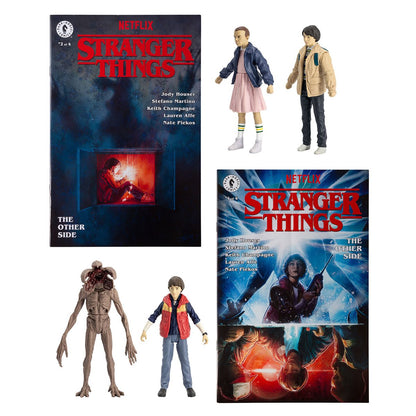 MCFARLANE Stranger Things Page Punchers Wave 1 3-Inch Action Figure 2-Pack with Comic Book Case of 6