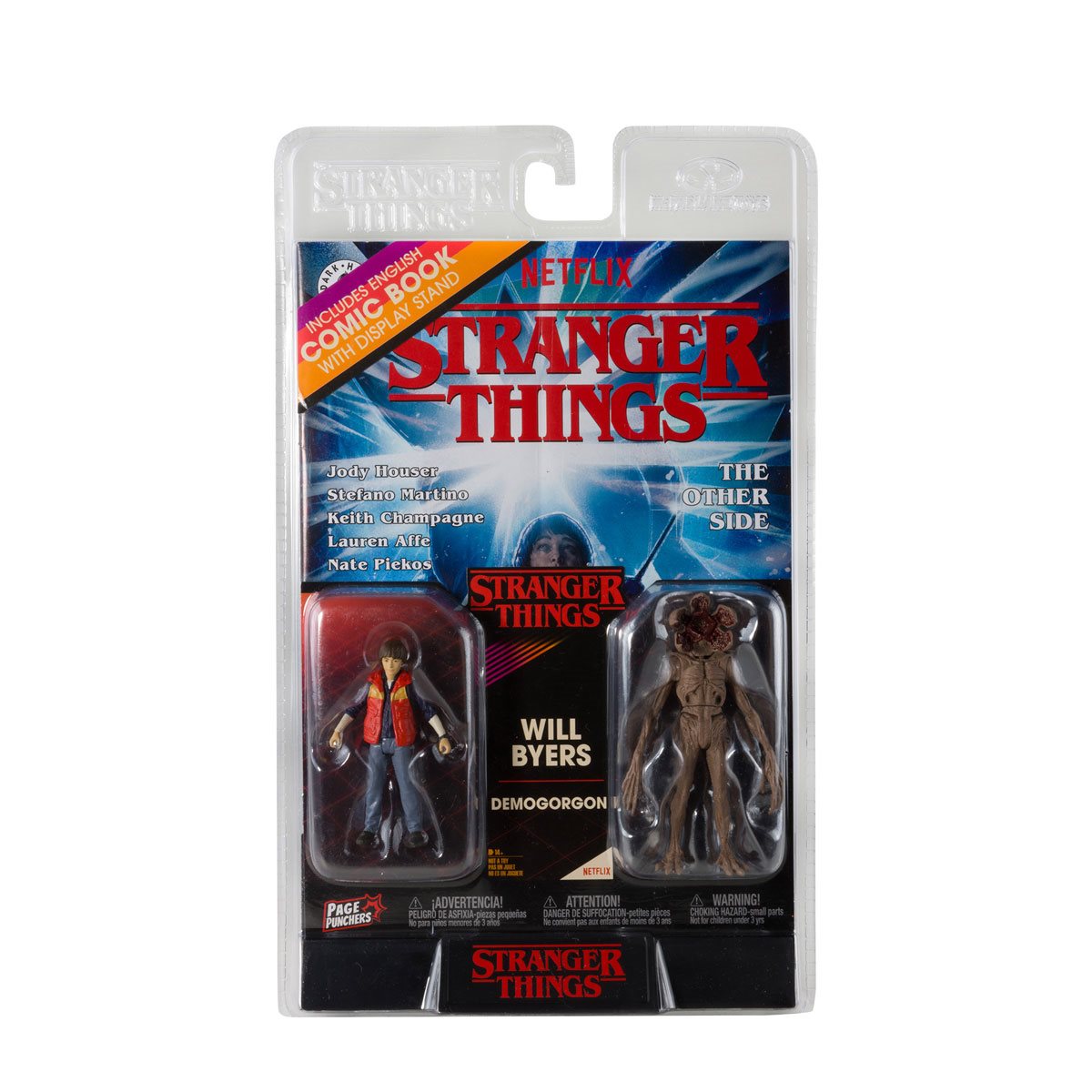 MCFARLANE Stranger Things Page Punchers Wave 1 3-Inch Action Figure 2-Pack with Comic Book Case of 6