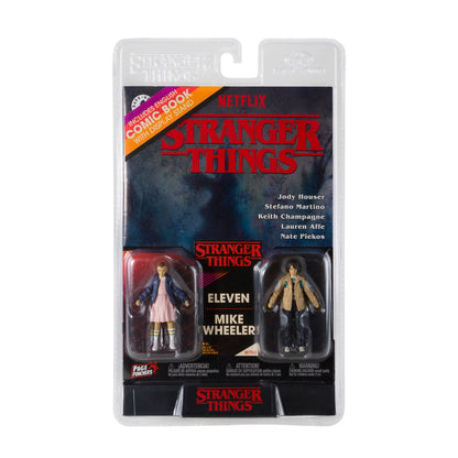 MCFARLANE Stranger Things Page Punchers Wave 1 3-Inch Action Figure 2-Pack with Comic Book Case of 6