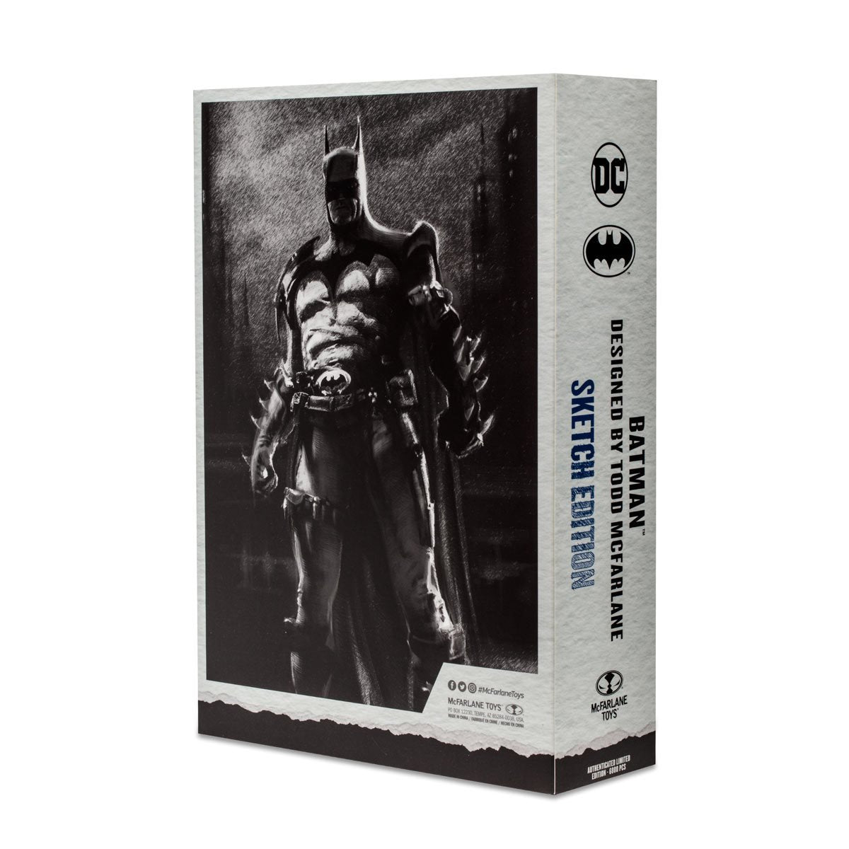 MCFARLANE DC Multiverse Batman by Todd McFarlane Sketch Edition Gold Label 7-Inch Action Figure - Entertainment Earth Exclusive