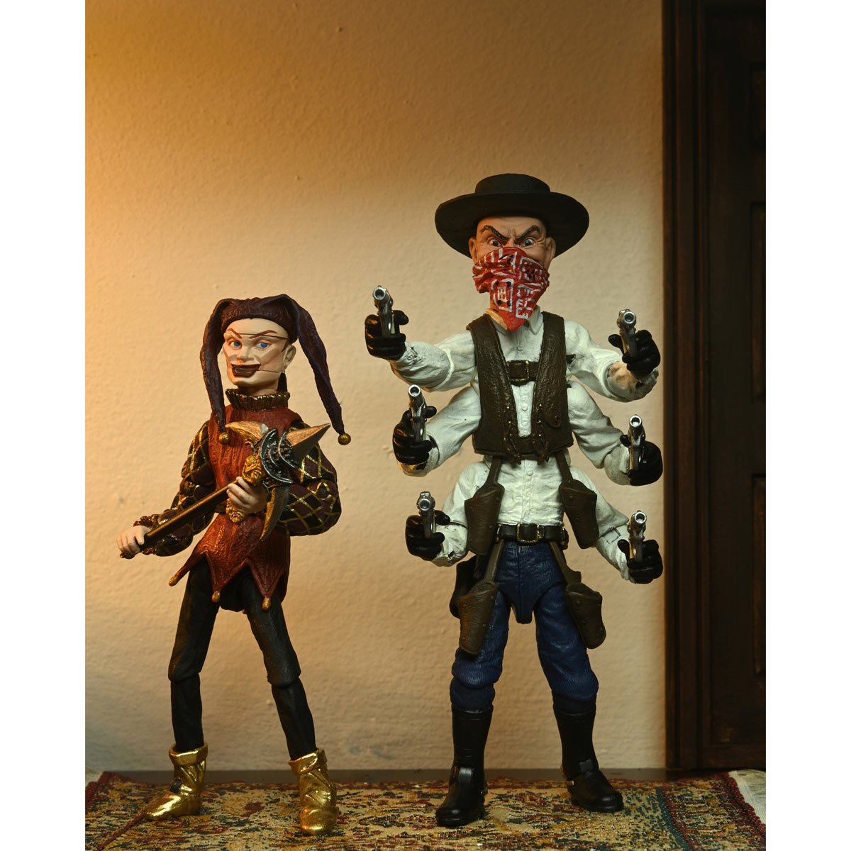 NECA Puppet Master Ultimate Six-Shooter and Jester 7-Inch Scale Action Figure 2-Pack