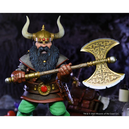 NECA Dungeons & Dragons Ultimate Elkhorn the Good Dwarf Fighter 7-Inch Scale Action Figure