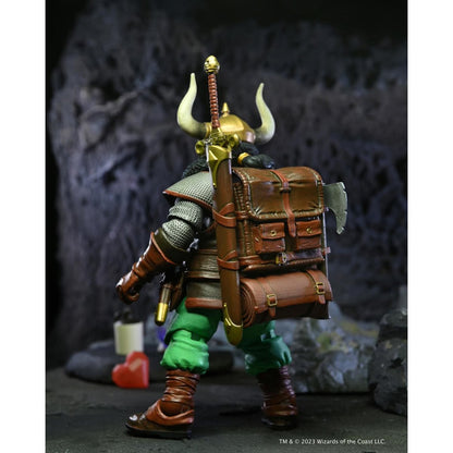 NECA Dungeons & Dragons Ultimate Elkhorn the Good Dwarf Fighter 7-Inch Scale Action Figure