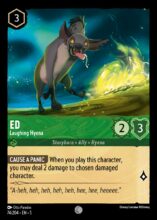 074/204 Ed - Laughing Hyena Lorcana Shimmering Skies Common