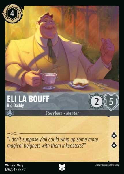 179/204 Eli La Bouff - Big Daddy Disney Lorcana Rise of the Floodborn Uncommon