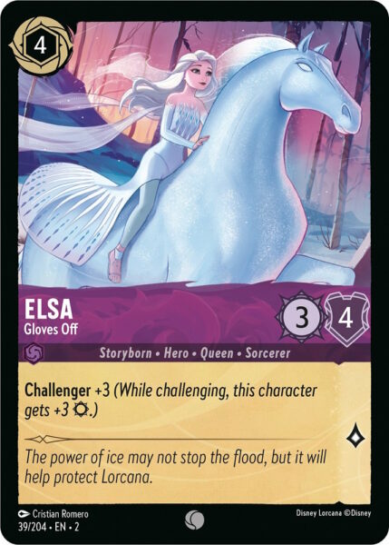 039/204 Elsa - Gloves Off Disney Lorcana Rise of the Floodborn Common