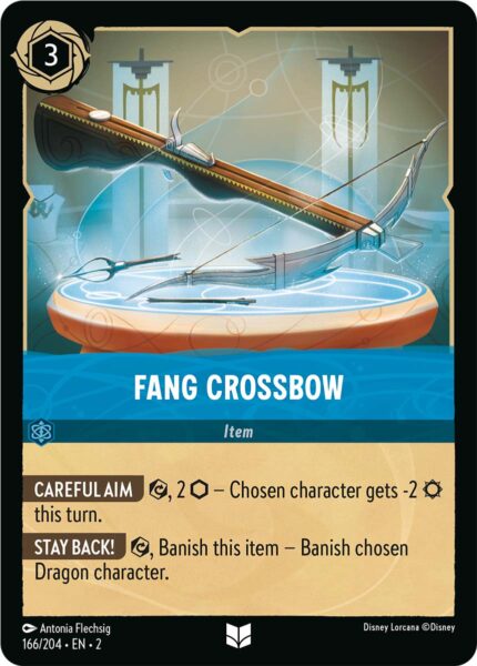 166/204 Fang Crossbow Disney Lorcana Rise of the Floodborn Uncommon