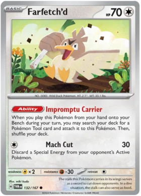 132/167  Farfetch'd  Twilight Masquerade  Common