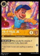 017/204 Fix-It Felix, Jr. - Delighted Sightseer Lorcana Shimmering Skies Common