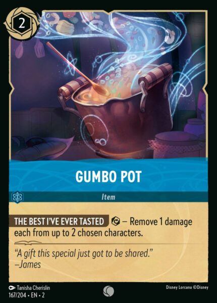 167/204 Gumbo Pot Disney Lorcana Rise of the Floodborn Common