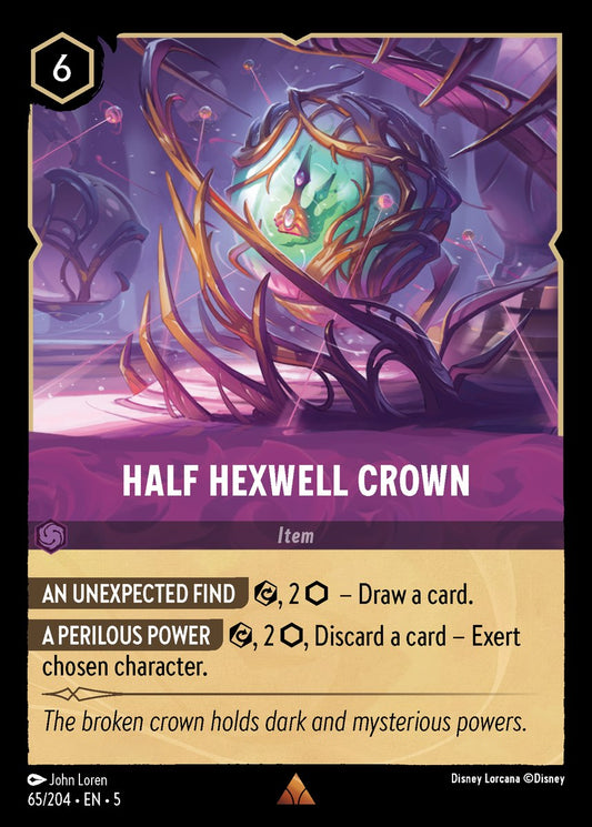 065/204 Half Hexwell Crown Lorcana Shimmering Skies Rare