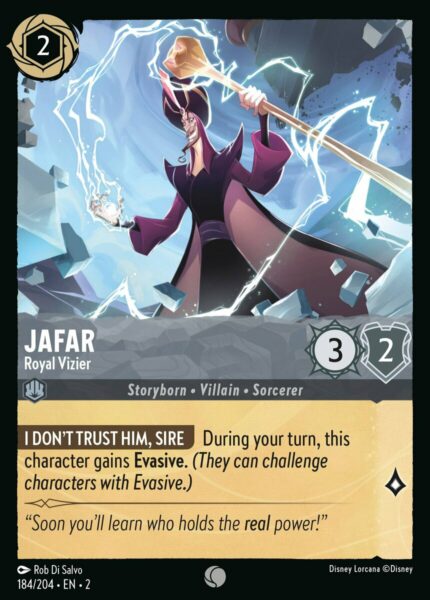 184/204 Jafar - Royal Vizier Disney Lorcana Rise of the Floodborn Common