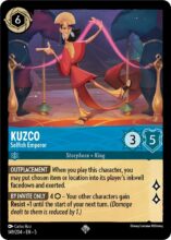 149/204 Kuzco - Selfish Emperor Lorcana Shimmering Skies Super Rare