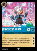 151/204 Ludwig von Drake - Self Proclaimed Genius Lorcana Shimmering Skies Uncommon