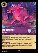 044/204 Madam Mim – Elephant Lorcana Shimmering Skies Super Rare