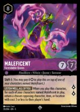 035/204 Maleficent - Formidable Queen Lorcana Shimmering Skies Super Rare