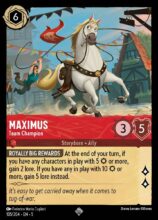 105/204 Maximus - Team Champion Lorcana Shimmering Skies Super Rare