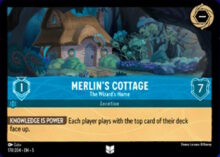 170/204 Merlin's Cottage - The Wizard's Home Lorcana Shimmering Skies Uncommon