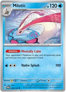 050/167  Milotic  Twilight Masquerade  Uncommon