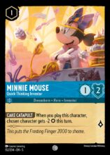 152/204 Minnie Mouse - Quick-Thinking Inventor Lorcana Shimmering Skies Common