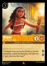 018/204 Moana - Determined Explorer Lorcana Shimmering Skies Rare