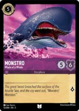 052/204 Monstro - Whale of a Whale Lorcana Shimmering Skies Uncommon